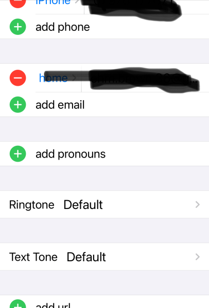 Pronouns on iPhone