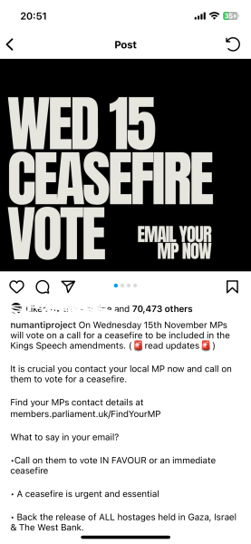 People who don't support ceasefire