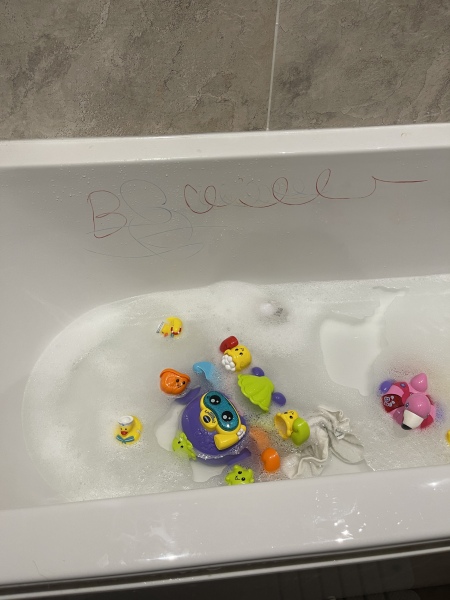 Our 18 month girl hates baths!