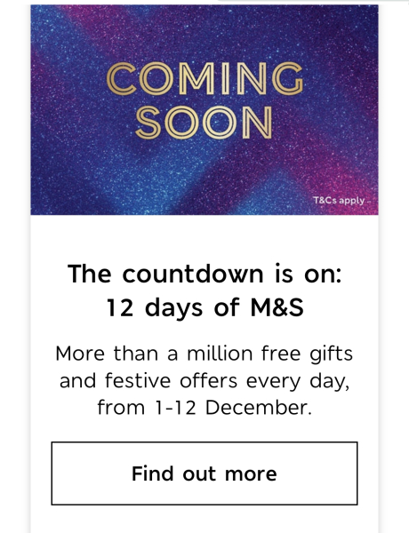 Thread 12 - the one where we're hoping for mega Hotel Chocolat bargains