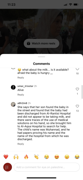 Israel has bombed the front of a hospital