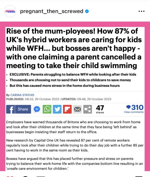 Do you work from home and look after kids at the same time