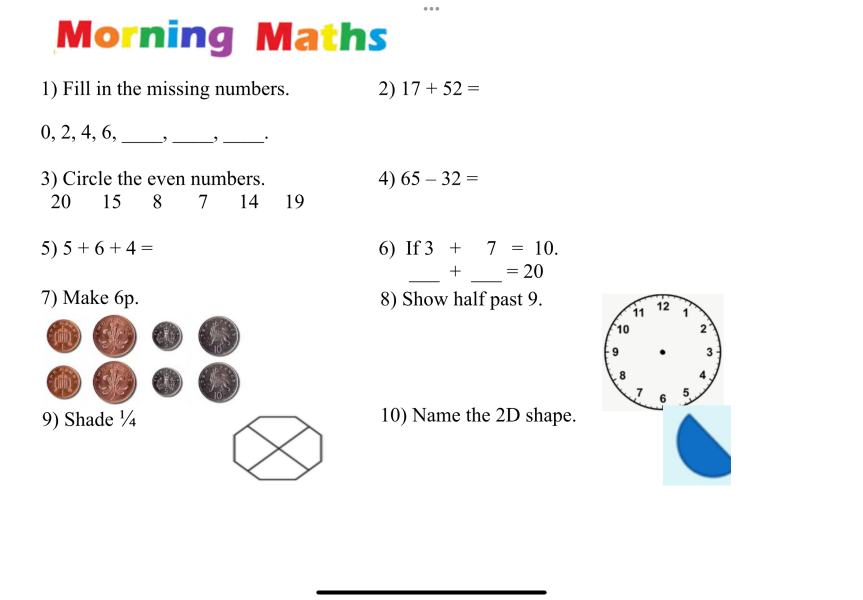 What does your child do between 8:45 and 9am at school?