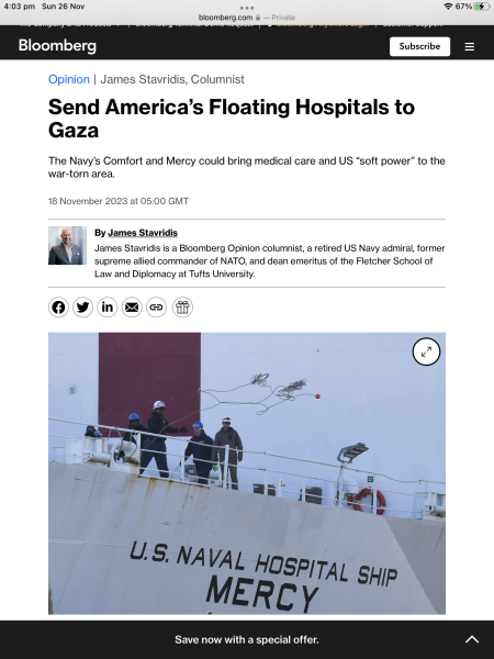 Israel has bombed the front of a hospital / 2