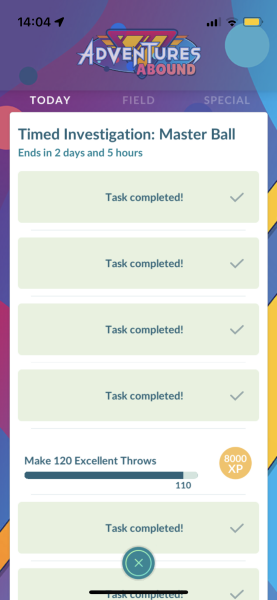 Routine Sparkles Pokémon Go 