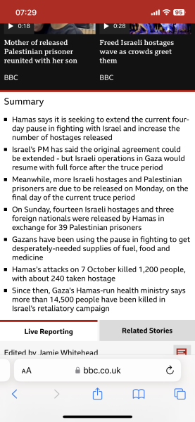 Detainees, Truce and Agreements  *title altered at OP's request*