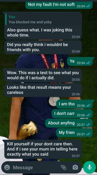 To read my daughter's WhatsApp messages