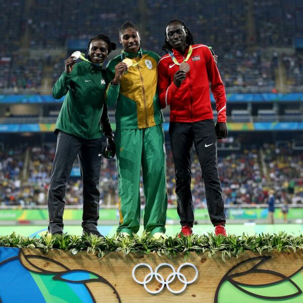 Caster Semenya on BBC1 now