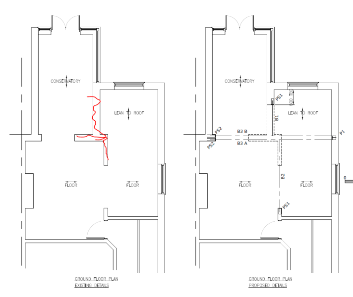 Building Regs Query - opening in to conservatory