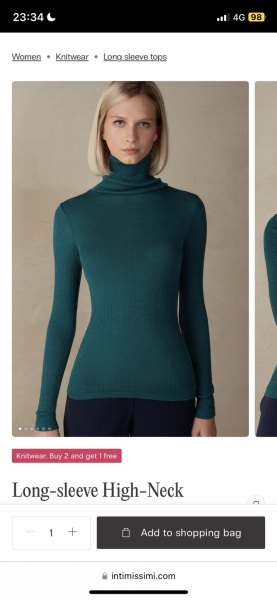 Intimissimi long sleeve tops