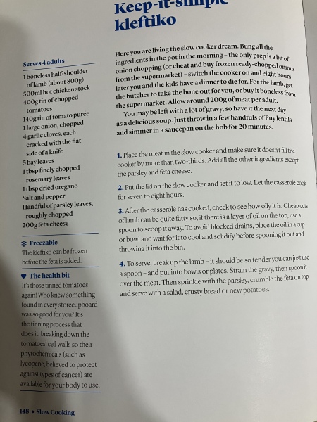 Help locating old mumsnet Kleftiko recipe!