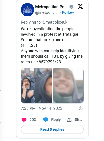 Shocked by the racist signs at marches