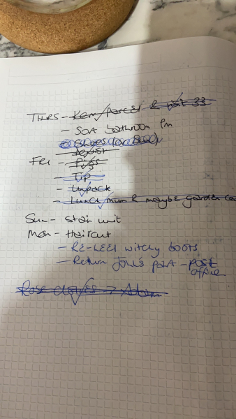 Is it normal to write lists every day?