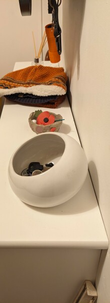 Hand hold - declutter diary