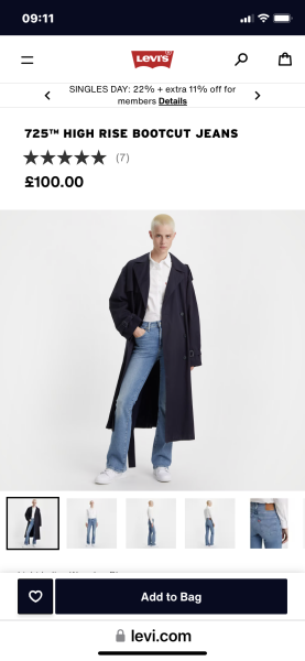 Bootcut jeans - feeling mumsy and back in the 90’s