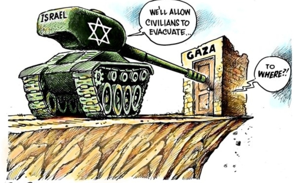 Why is Israeli bombing refugee camps in Gaza?