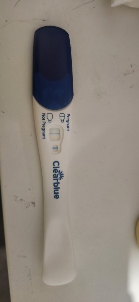 Clear blue test. Evap line or positive