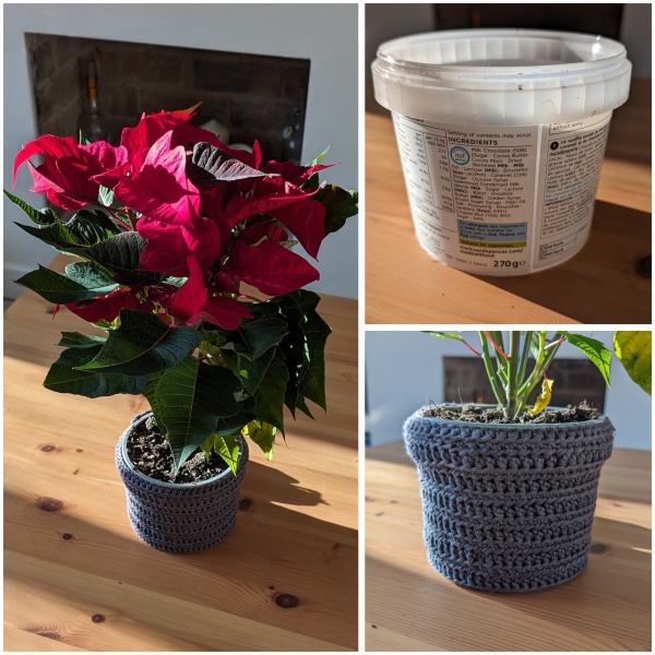 It's crochet,  knit and natter thread 11. So much yarn we need a yarn barn.