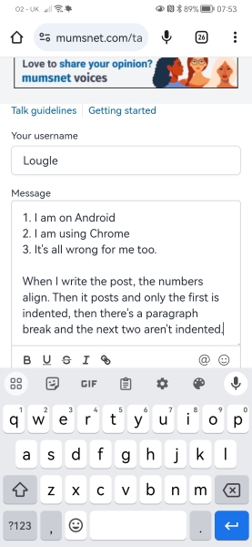 Numbered lists are misaligned