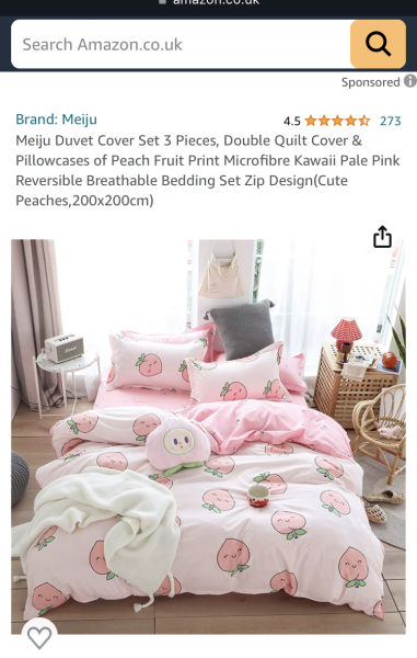 Please help me find some strawberry bedding for my ASD dd?