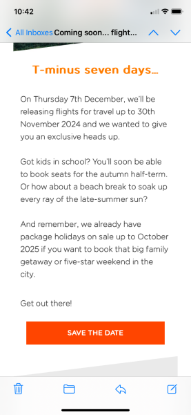 Easyjet Summer 2024 release date