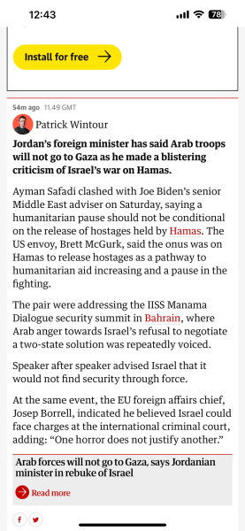 Israel has bombed the front of a hospital / 2