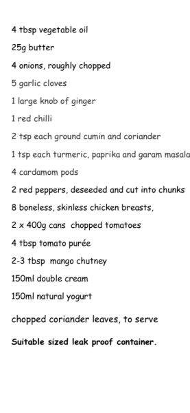 School cookery, very expensive