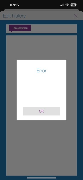 Can't see edits on the app anymore