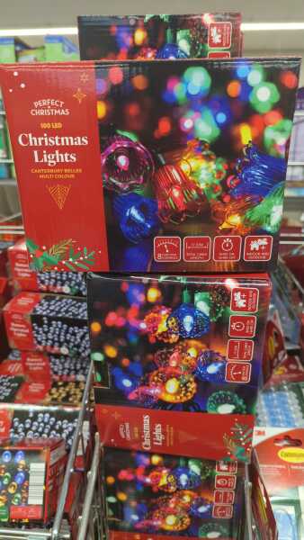 White Christmas tree lights v multi colour Christmas tree lights