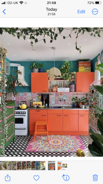What colour to paint this kitchen?! Any mid century / retro lovers?