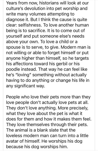 Just fucking sick of dogs