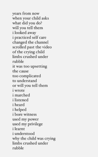 Please do all you can to object to the genocide of Palestinians