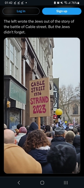 Shocked by the racist signs at marches