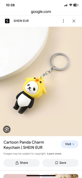 Please help me find this keyring!