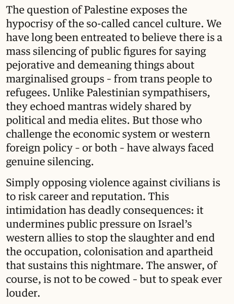 Owen Jones comes out fighting for "Actual Free Speech"