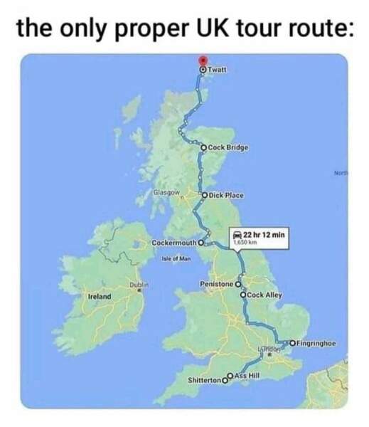 What are your favourite place names in the UK...