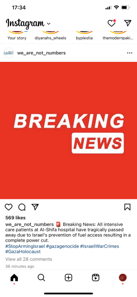 Israel has bombed the front of a hospital