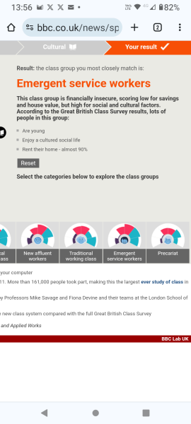 Upper Class or Working Class