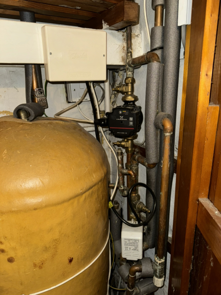 Leak in the airing cupboard