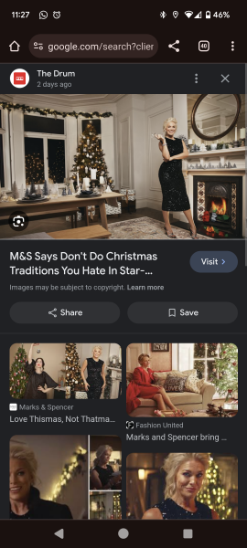 M&S Christmas ad