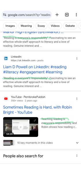 Aibu to think "Reading is everyone's responsibility" is not an attractive slogan for a children's literacy campaign?
