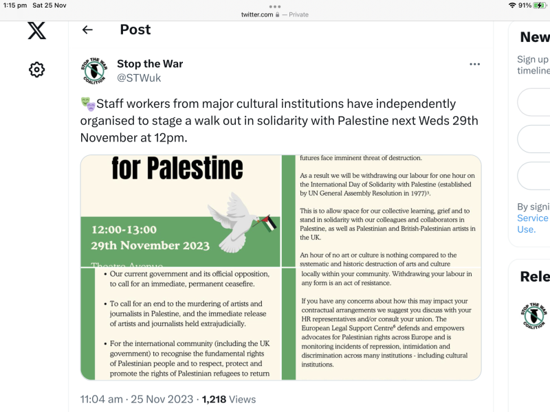 Shocked by the racist signs at marches