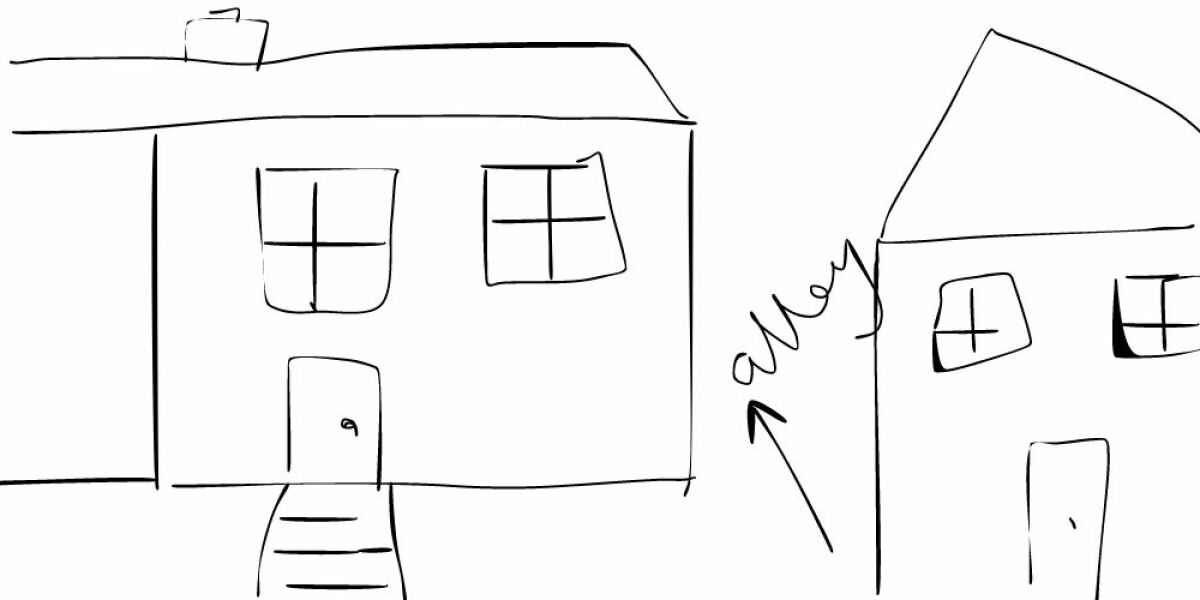 Putting fence in raised garden neighbours