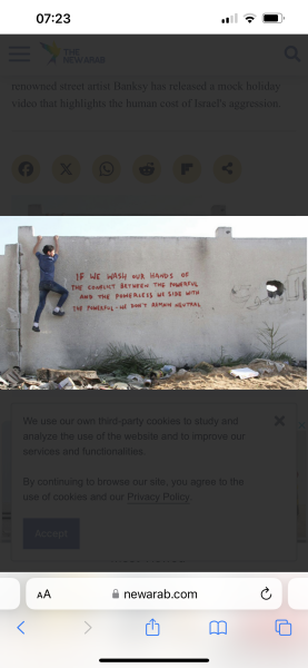 Banksy in Gaza