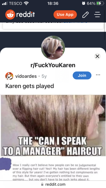 “Karen” is a misogynist term.