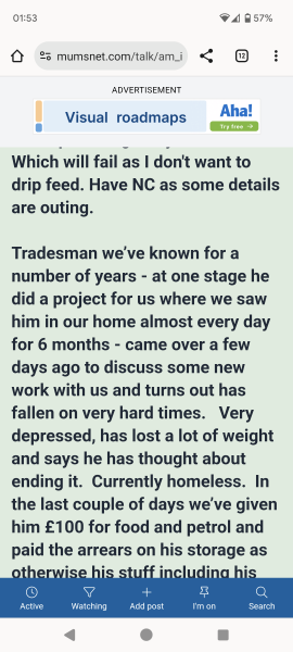 Is it just me, or is the text HUGE in this OP?