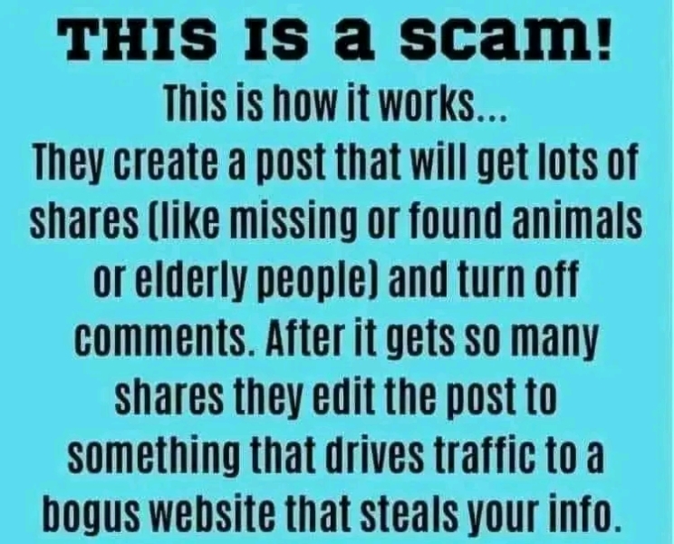 Ti ask what do they get out of this sort of scam? I truly have no idea?