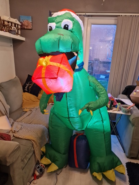 Unwanted gift etiquette and the giant dinosaur