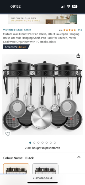 Pots and pan storage