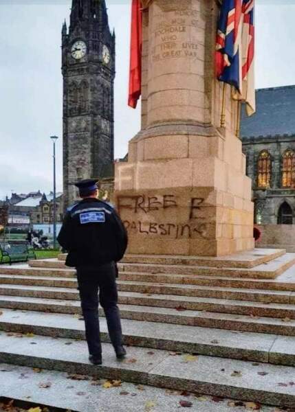 Armistice day irrelevance to Pro-Palestine